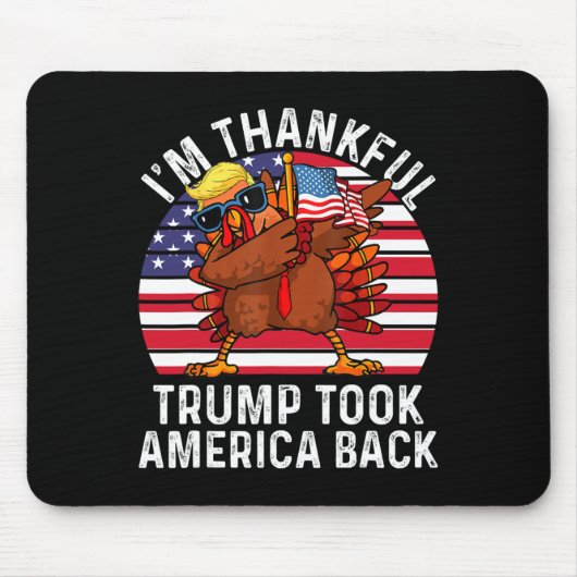 Der Gewinner, den ich bin dankbar, dass Trump gewo Mousepad (Vorne)