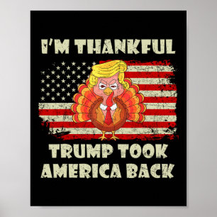 Der Gewinner, den ich bin dankbar, dass Trump gewo Poster