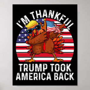 Der Gewinner, den ich bin dankbar, Trump gewann, h Poster
