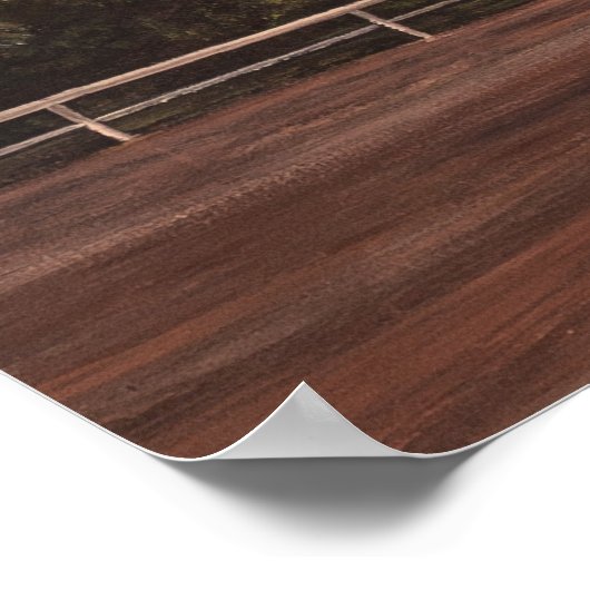 Der Gewinner - durchdachte Reitställe Poster (Ecke)