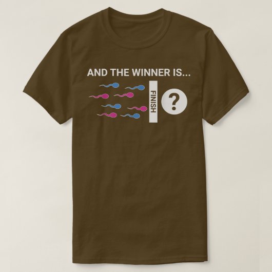 Der Gewinner ist der Niedliche Party-Joke über das T-Shirt (Design vorne)