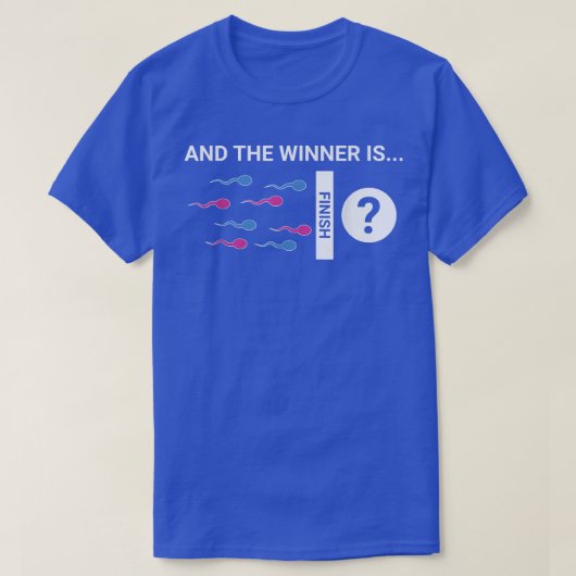 Der Gewinner ist der Niedliche Party-Joke über das T-Shirt (Design vorne)