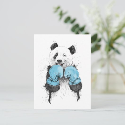 der Gewinner Postkarte (Stehend Vorderseite)