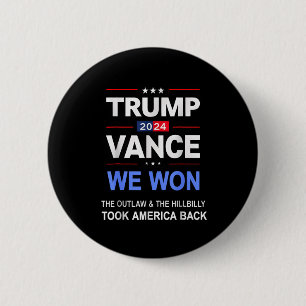 Der Gewinner Trump Vance Wir gewannen nahm sich vo Button