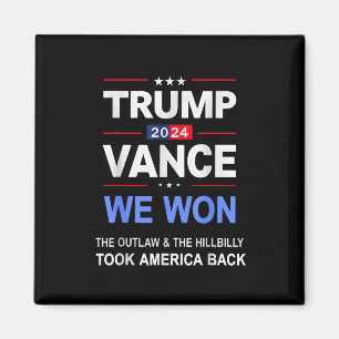 Der Gewinner Trump Vance Wir gewannen nahm sich vo Magnet