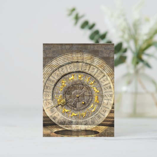 Der Gewölbe der Zeit Postkarte (Stehend Vorderseite)