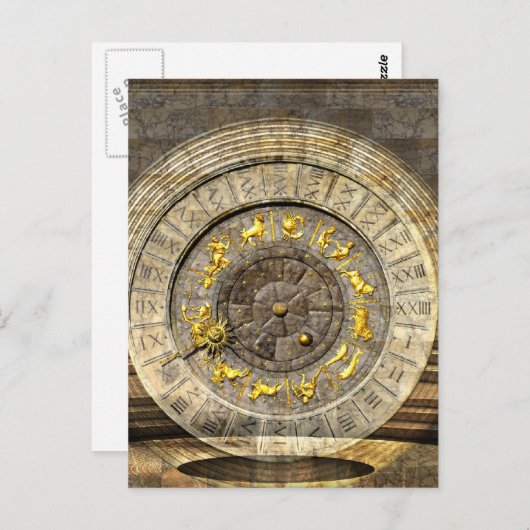 Der Gewölbe der Zeit Postkarte (Vorne/Hinten)