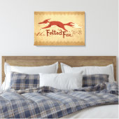 Der gezähmte Fuchs Leinwanddruck (Insitu (Schlafzimmer))
