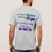 Der Gezeiteneinschlag auf North Carolina T-Shirt (Rückseite)