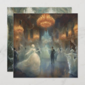 Der ghoful Masquerade Ball: Spektrale Verzauberung Einladung (Vorne/Hinten)