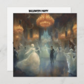 Der ghoful Masquerade Ball: Spektrale Verzauberung Einladung (Vorne/Hinten)