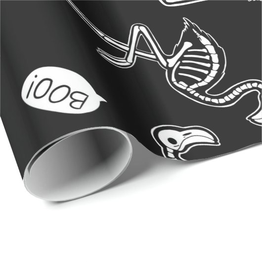 Der Ghost Flamingo Geschenkpapier (Rolleneckpunkt)