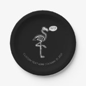 Der Ghost Flamingo Pappteller (Vorderseite)