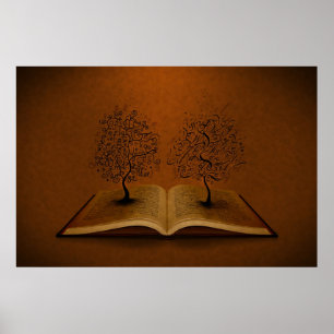 Der GiddyUp-Baum und der Bickham-Skriptbaum Poster