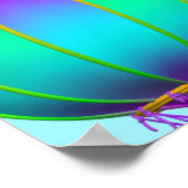 Der GiggleBelly Zug 18x18 Poster (Ecke)