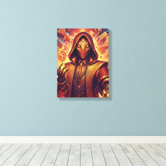 Der Gilded Illusionist Leinwanddruck (Insitu (Holzboden))