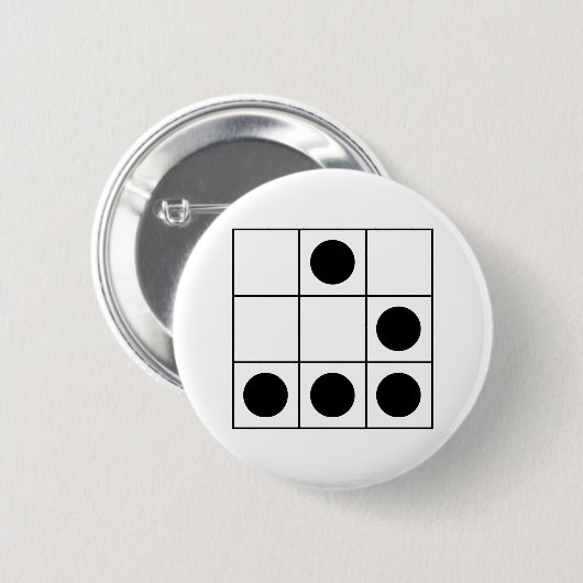 "Der gilder-" Hacker-Emblem Button (Vorne & Hinten)