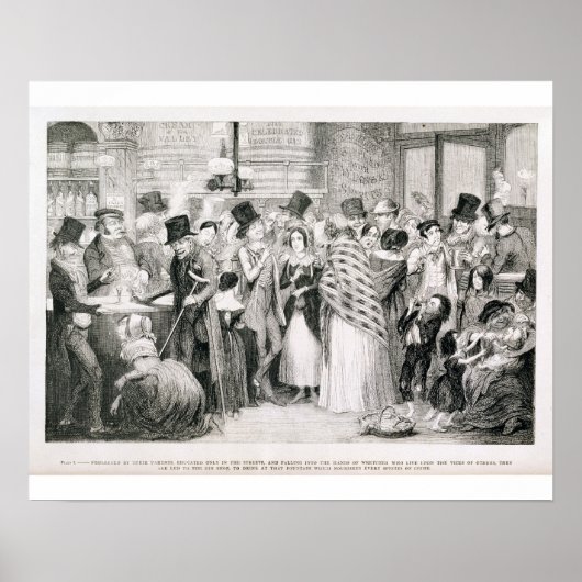 Der Gin Shop, Teller 1 von "The Drunkard's Childre Poster (Vorne)