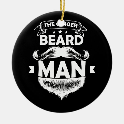 Der Ginger Beard Man T - Shirt Keramik Ornament (Vorne)