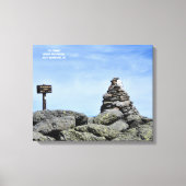 Der Gipfel, Mount Washington 1 Leinwanddruck (Vorderseite)