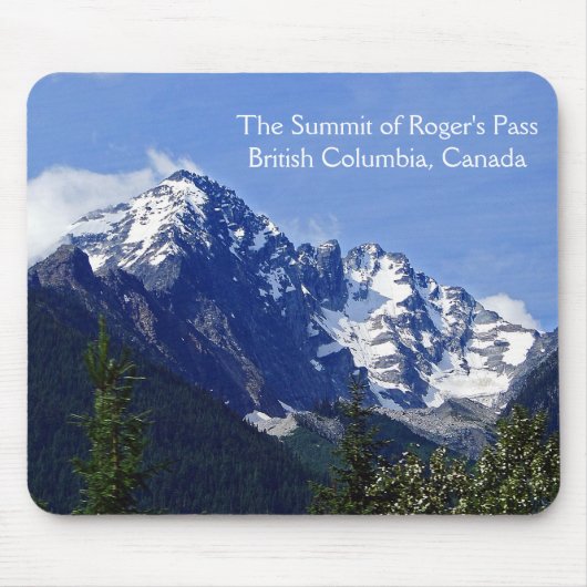 Der Gipfel von Rogers Pass Mousepad (Vorne)