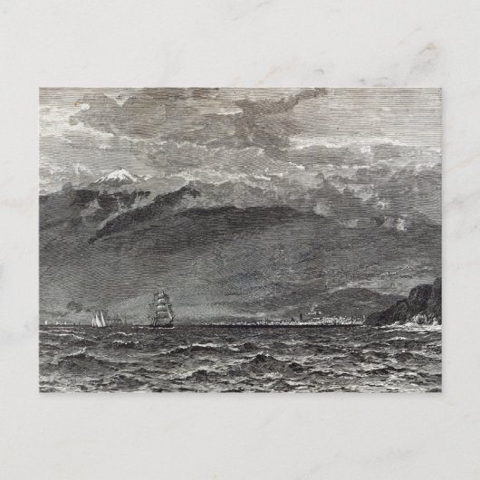 Der Gipfel von Teneriffa, Sante Cruz Postkarte (Vorderseite)