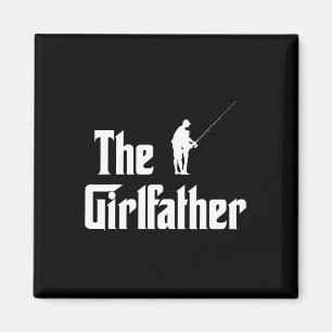 Der Girlfather Lustiger Vater Von Mädchen Angelvat Magnet
