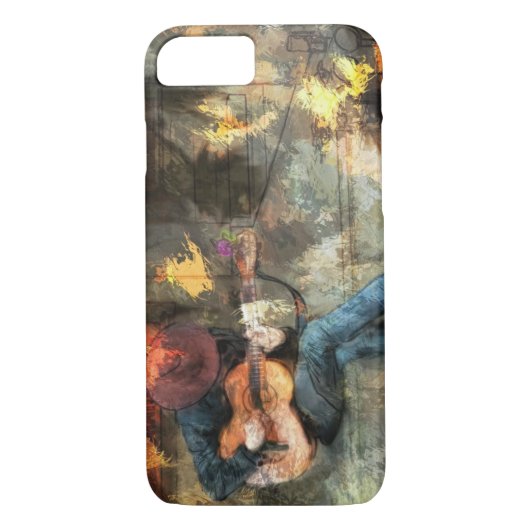 Der Gitarrenmann Case-Mate iPhone Hülle (Rückseite)