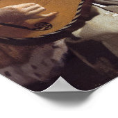 Der Gitarrenspieler Poster (Ecke)