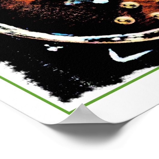 Der Gitarrist Poster (Ecke)