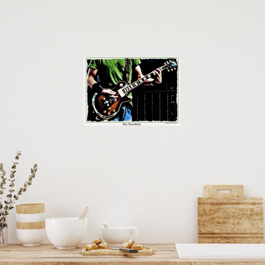 Der Gitarrist Poster (Küche)