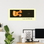 Der Gitarrist Poster (Heimbüro)