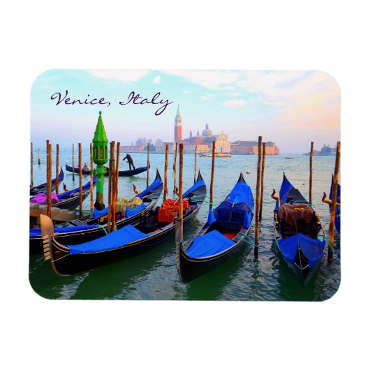 Der Giudecca-Kanal von Sestiere San Marco aus gese Magnet (Horizontal)