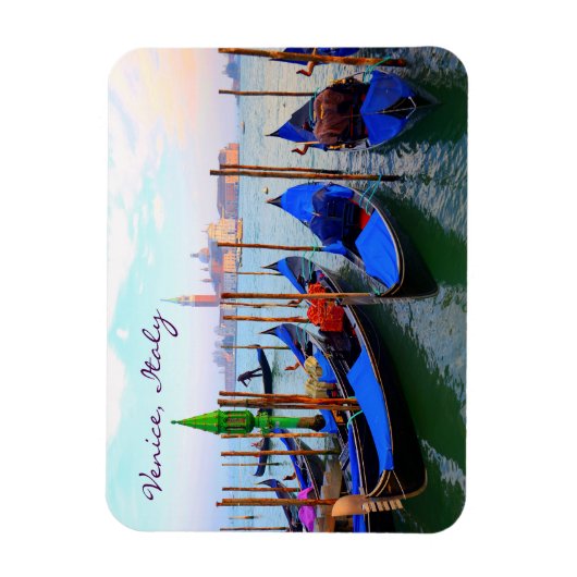 Der Giudecca-Kanal von Sestiere San Marco aus gese Magnet (Vertikal)