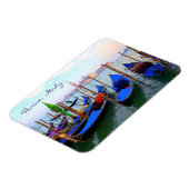 Der Giudecca-Kanal von Sestiere San Marco aus gese Magnet (Linke Seite)