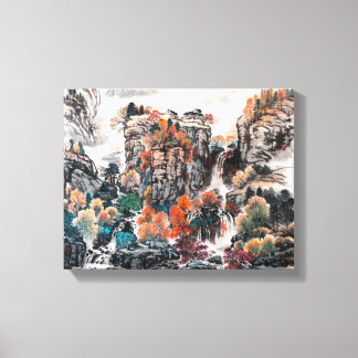 Der Glamour des Herbstes, die chinesische Leinwand