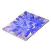 Der Glanz des schneeschockierenden Blue Notepad Notizblock (Rotiert)