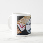 Der glänzende Zeuge Kaffeetasse (Vorderseite Links)