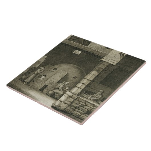 Der Glasflaschen-Hersteller, den Künsten von des Fliese (Seite)