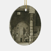 Der Glasflaschen-Hersteller, den Künsten von des Keramikornament (Rechts)