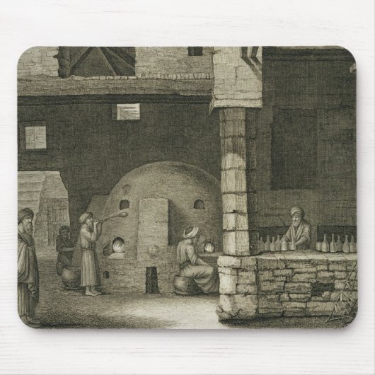Der Glasflaschen-Hersteller, den Künsten von des Mousepad (Vorne)