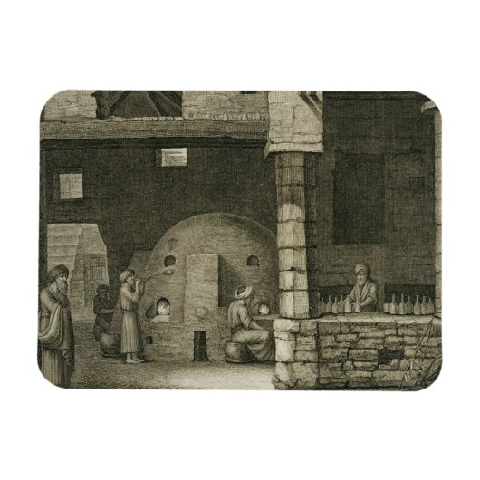 Der Glasflaschenhersteller aus Band II, Kunst und  Magnet (Horizontal)