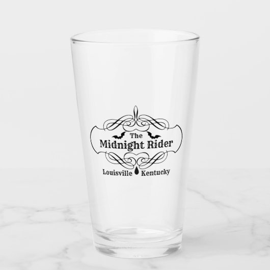 Der Glass-Cup für die Mitternachtsfahrer Glas (Vorderseite)