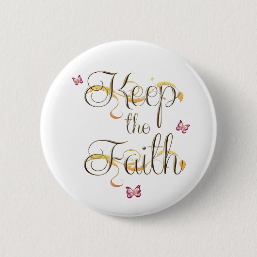 Der Glaube 1 behalten Button (Vorderseite)