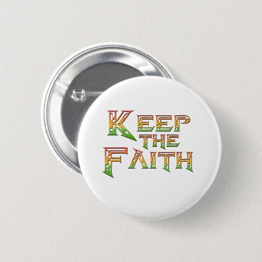Der Glaube 2 behalten Button (Vorne & Hinten)