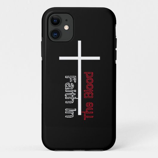 Der Glaube an das Christliche Blutkreuz Case-Mate iPhone Hülle (Rückseite)