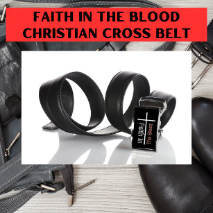 Der Glaube an das Christliche Blutkreuz Gürtel