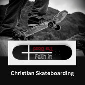 Der Glaube an das Christliche Blutkreuz Skateboard