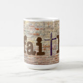 Der Glaube an das Kreuz an einen Tasse-Cup Kaffeetasse (Mittel)