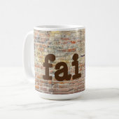 Der Glaube an das Kreuz an einen Tasse-Cup Kaffeetasse (Vorderseite Links)